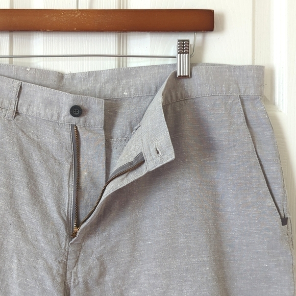 Patagonia Back Step Classic Lightweight Hemp & Organic Cotton Shorts Gray 38 - Picture 3 of 12